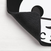 Black White Music Note Modern Musical Muismat (Hoek)