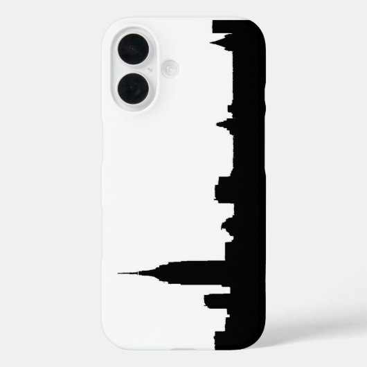 Black White New York Case-Mate iPhone Case (Achterkant)