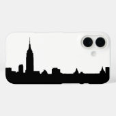 Black White New York Case-Mate iPhone Case (Achterkant (horizontaal))