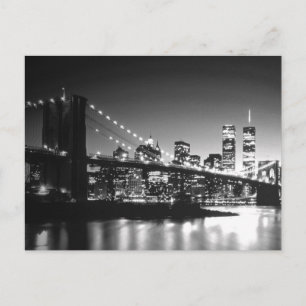 Black & White New York City Briefkaart