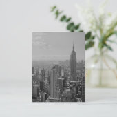 Black & White New York City Briefkaart (Staand voorkant)