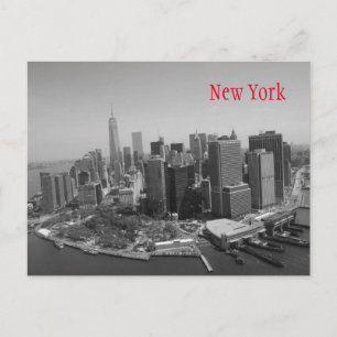 Black White New York City Briefkaart
