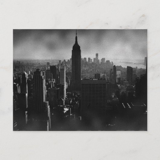 Black & White New York City Briefkaart (Voorkant)