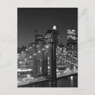 Black & White New York City Briefkaart
