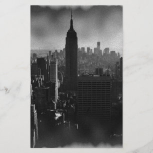 Black & White New York City Briefpapier