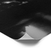 Black White New York City Brooklyn Bridge Poster (Hoek)