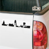 Black & White New York City Bumpersticker (Op Truck)