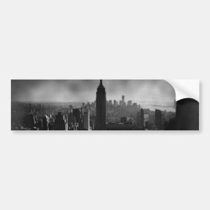 Black & White New York City Bumpersticker