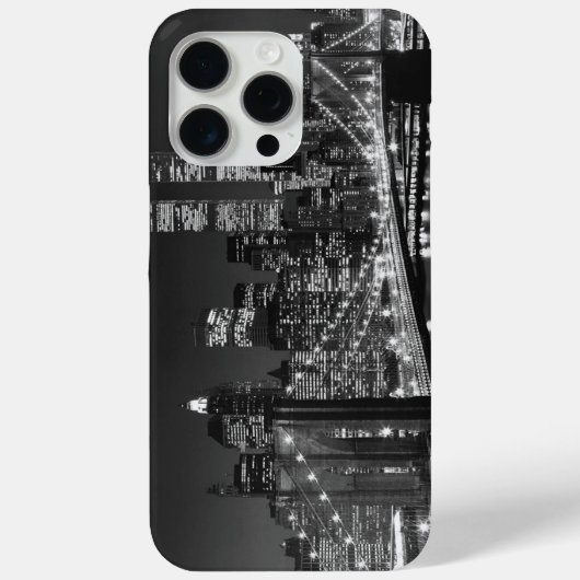 Black & White New York City Case-Mate iPhone Case (Achterkant)