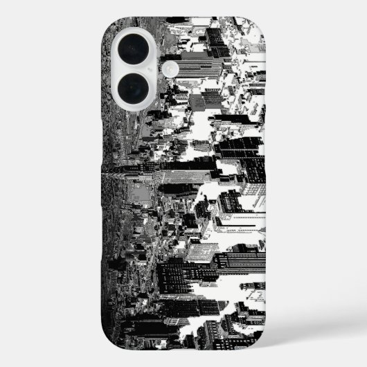 Black & White New York City Case-Mate iPhone Case (Achterkant)