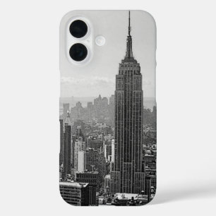 Black & White New York City iPhone 16 Hoesje
