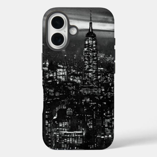 Black & White New York City Case-Mate iPhone Case (Achterkant)