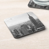 Black & White New York City Drankjes Onderzetter (Linkerzijde)