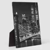 Black & White New York City Fotoplaat (Zijkant)