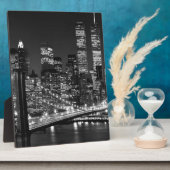 Black & White New York City Fotoplaat (Zijkant)