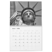 Black White New York City Kalender (Mar 2026)