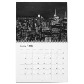 Black White New York City Kalender (Jan 2026)