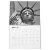 Black White New York City Kalender (Mar 2027)