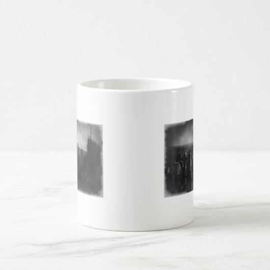 Black & White New York City Koffiemok (Center)