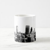 Black & White New York City Koffiemok (Center)