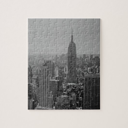 Black & White New York City Legpuzzel (Verticaal)