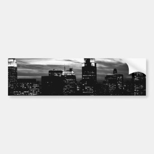 Black & White New York City Midtown Bumpersticker