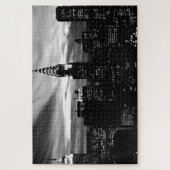 Black & White New York City Midtown Legpuzzel (Verticaal)