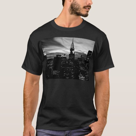 Black & White New York City Midtown T-shirt (Voorkant)