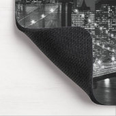 Black & White New York City Muismat (Hoek)