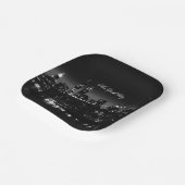 Black & White New York City Papieren Bordje (Gebogen)