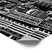 Black White New York City Poster (Hoek)