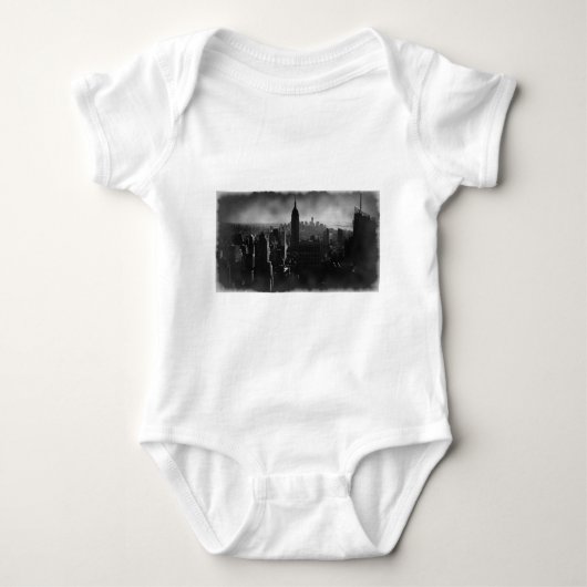Black & White New York City Romper (Voorkant)