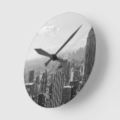Black & White New York City Ronde Klok (Hoek)