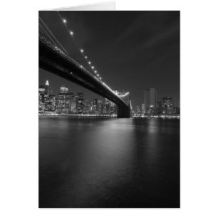 Black White New York City Skyline