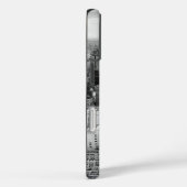 Black White New York City Skyline Case-Mate iPhone Case (Achterkant / Rechts)