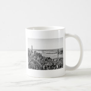 Black White New York City Skyline Koffiemok