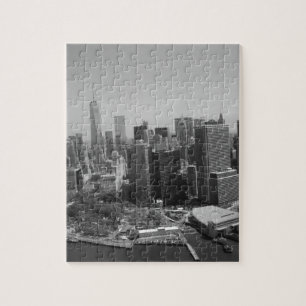Black White New York City Skyline Legpuzzel