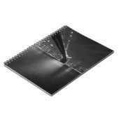 Black White New York City Skyline Notitieboek (Linkerzijde)