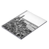 Black White New York City Skyline Notitieboek (Linkerzijde)