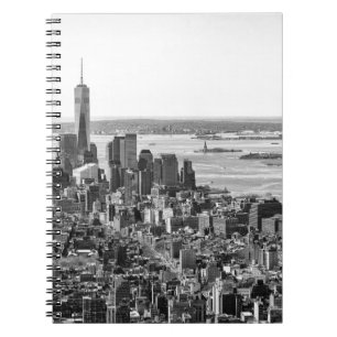 Black White New York City Skyline Notitieboek