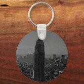 Black White New York City Sleutelhanger (Voorkant)