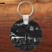 Black & White New York City Sleutelhanger (Voorkant)