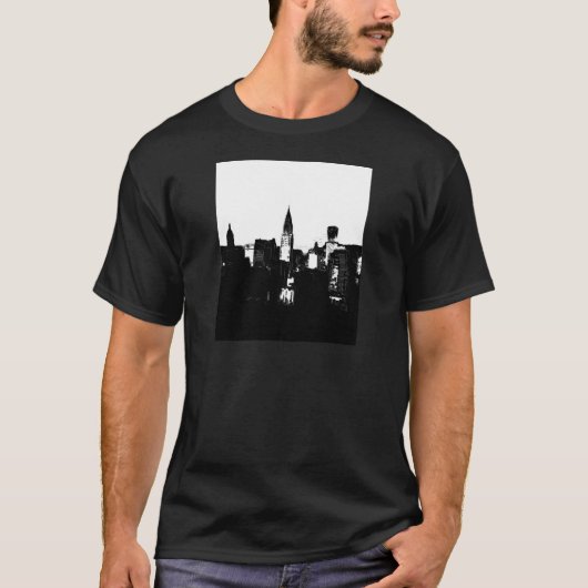 Black & White New York City T-shirt (Voorkant)