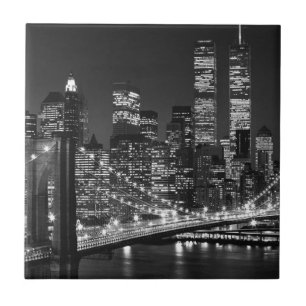Black & White New York City Tegeltje