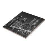 Black & White New York City Tegeltje (Zijkant)