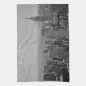 Black & White New York City Theedoek (Verticaal)