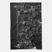 Black & White New York City Theedoek (Verticaal)