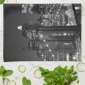 Black & White New York City Theedoek (Gevouwen)