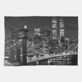 Black & White New York City Theedoek (Horizontaal)