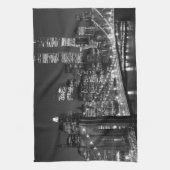 Black & White New York City Theedoek (Verticaal)